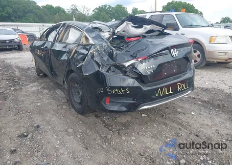 2019 Honda Civic Lx z USA, uszkodzony, nr VIN 19XFC2F6XKE031890